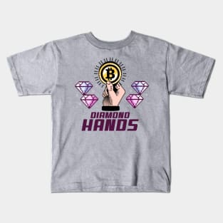 Diamond Hands for Crypto Kids T-Shirt